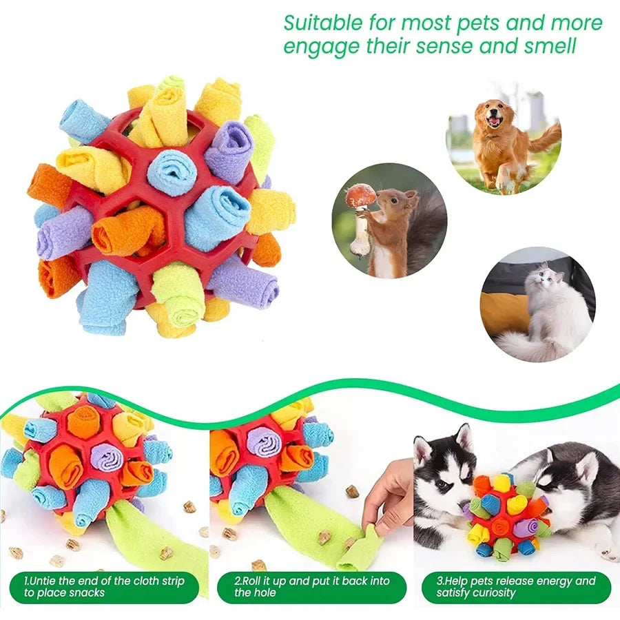 Interactive Snuffle Ball for Dogs – Scent Training & Foraging Toy