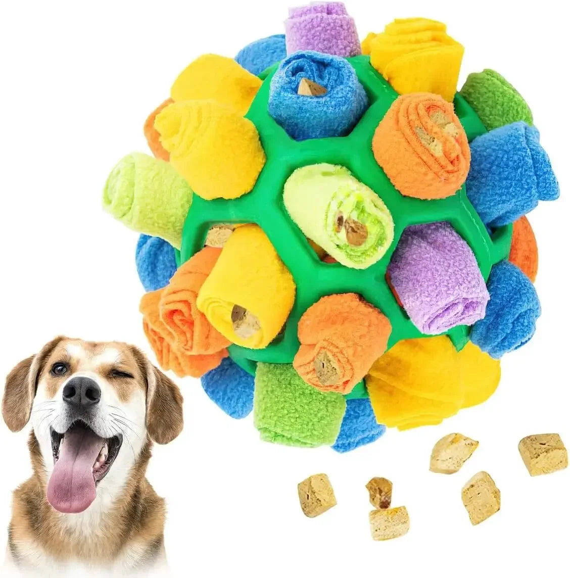 Interactive Snuffle Ball for Dogs – Scent Training & Foraging Toy