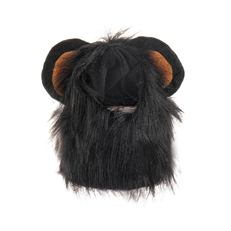 Lion Mane Cat Costume – Soft Pet Wig Hat for Cosplay, Parties & Pet Photography